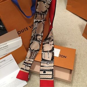 Louis Vuitton Silk Bandeau Trunks Marron